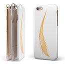 WaterColor DreamFeathers v1 iPhone 6/6s or 6/6s Plus 2-Piece Hybrid INK-Fuzed Case