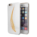 WaterColor DreamFeathers v1 iPhone 6/6s or 6/6s Plus 2-Piece Hybrid INK-Fuzed Case