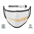WaterColor DreamFeathers v1 - Made in USA Mouth Cover Unisex Anti-Dust Cotton Blend Reusable & Washable Face Mask with Adjustable Sizing for Adult or Child