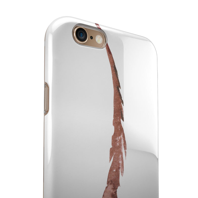 WaterColor DreamFeathers v3 iPhone 6/6s or 6/6s Plus 2-Piece Hybrid INK-Fuzed Case