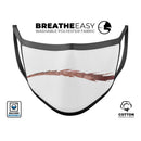 WaterColor DreamFeathers v3 - Made in USA Mouth Cover Unisex Anti-Dust Cotton Blend Reusable & Washable Face Mask with Adjustable Sizing for Adult or Child