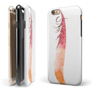 WaterColor DreamFeathers v4 iPhone 6/6s or 6/6s Plus 2-Piece Hybrid INK-Fuzed Case