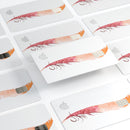 WaterColor DreamFeathers v4 - Premium Protective Decal Skin-Kit for the Apple Credit Card