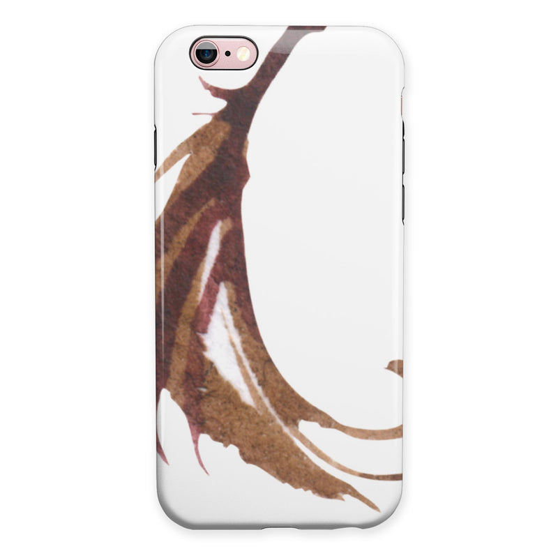 WaterColor DreamFeathers v5 iPhone 6/6s or 6/6s Plus 2-Piece Hybrid INK-Fuzed Case