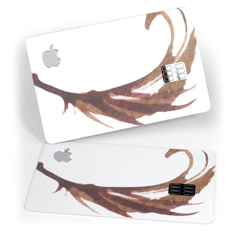 WaterColor DreamFeathers v5 - Premium Protective Decal Skin-Kit for the Apple Credit Card