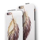 WaterColor DreamFeathers v6 iPhone 6/6s or 6/6s Plus 2-Piece Hybrid INK-Fuzed Case