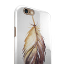 WaterColor DreamFeathers v6 iPhone 6/6s or 6/6s Plus 2-Piece Hybrid INK-Fuzed Case