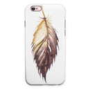 WaterColor DreamFeathers v6 iPhone 6/6s or 6/6s Plus 2-Piece Hybrid INK-Fuzed Case