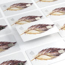WaterColor DreamFeathers v6 - Premium Protective Decal Skin-Kit for the Apple Credit Card