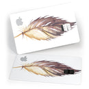 WaterColor DreamFeathers v6 - Premium Protective Decal Skin-Kit for the Apple Credit Card