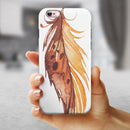 WaterColor DreamFeathers v7 iPhone 6/6s or 6/6s Plus 2-Piece Hybrid INK-Fuzed Case