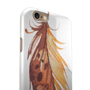 WaterColor DreamFeathers v7 iPhone 6/6s or 6/6s Plus 2-Piece Hybrid INK-Fuzed Case