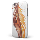 WaterColor DreamFeathers v7 iPhone 6/6s or 6/6s Plus 2-Piece Hybrid INK-Fuzed Case