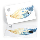 WaterColor DreamFeathers v8 - Premium Protective Decal Skin-Kit for the Apple Credit Card