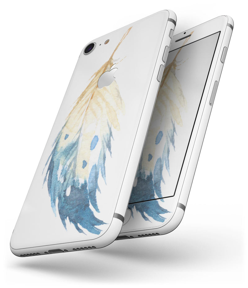 WaterColor DreamFeathers v8 - Skin-kit for the iPhone 8 or 8 Plus