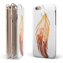 WaterColor DreamFeathers v9 iPhone 6/6s or 6/6s Plus 2-Piece Hybrid INK-Fuzed Case