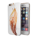 WaterColor DreamFeathers v9 iPhone 6/6s or 6/6s Plus 2-Piece Hybrid INK-Fuzed Case