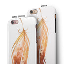 WaterColor DreamFeathers v9 iPhone 6/6s or 6/6s Plus 2-Piece Hybrid INK-Fuzed Case