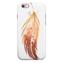 WaterColor DreamFeathers v9 iPhone 6/6s or 6/6s Plus 2-Piece Hybrid INK-Fuzed Case