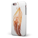 WaterColor DreamFeathers v9 iPhone 6/6s or 6/6s Plus 2-Piece Hybrid INK-Fuzed Case