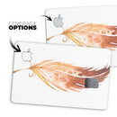 WaterColor DreamFeathers v9 - Premium Protective Decal Skin-Kit for the Apple Credit Card