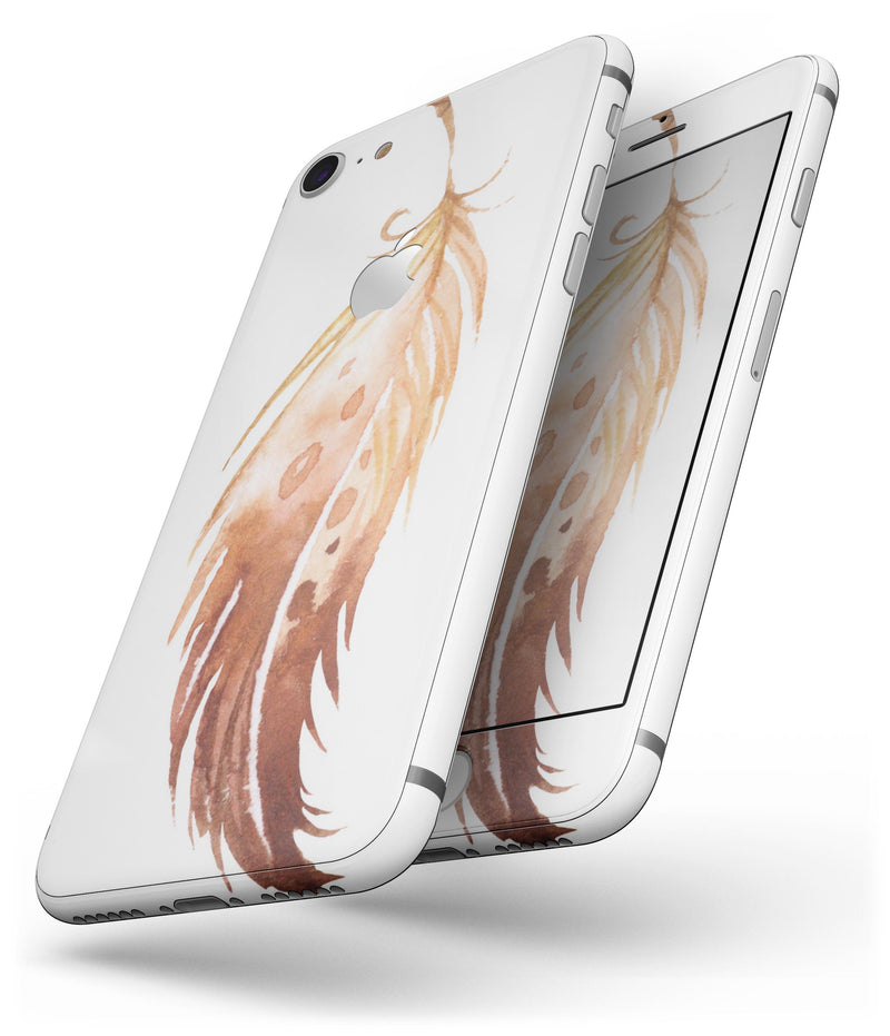 WaterColor DreamFeathers v9 - Skin-kit for the iPhone 8 or 8 Plus