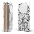 WaterColor Dreamcatchers v10 iPhone 6/6s or 6/6s Plus 2-Piece Hybrid INK-Fuzed Case