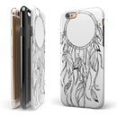 WaterColor Dreamcatchers v10 iPhone 6/6s or 6/6s Plus 2-Piece Hybrid INK-Fuzed Case