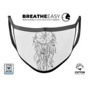 WaterColor Dreamcatchers v11 - Made in USA Mouth Cover Unisex Anti-Dust Cotton Blend Reusable & Washable Face Mask with Adjustable Sizing for Adult or Child