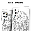 WaterColor Dreamcatchers v11 - Premium Vinyl Skin Decal for Samsung Galaxy S25 Ultra, S24, S23, S22 & All Galaxy S Models