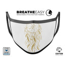 WaterColor Dreamcatchers v18 - Made in USA Mouth Cover Unisex Anti-Dust Cotton Blend Reusable & Washable Face Mask with Adjustable Sizing for Adult or Child