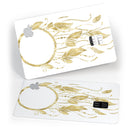 WaterColor Dreamcatchers v19 - Premium Protective Decal Skin-Kit for the Apple Credit Card