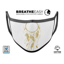 WaterColor Dreamcatchers v19 - Made in USA Mouth Cover Unisex Anti-Dust Cotton Blend Reusable & Washable Face Mask with Adjustable Sizing for Adult or Child