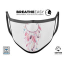 WaterColor Dreamcatchers v4 - Made in USA Mouth Cover Unisex Anti-Dust Cotton Blend Reusable & Washable Face Mask with Adjustable Sizing for Adult or Child