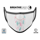 WaterColor Dreamcatchers v6 - Made in USA Mouth Cover Unisex Anti-Dust Cotton Blend Reusable & Washable Face Mask with Adjustable Sizing for Adult or Child