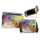 WaterColor Grunge Setting // Skin Decal Wrap Kit for Nintendo Switch Console & Dock, Joy-Cons, Pro Controller, Lite, 3DS XL, 2DS XL, DSi, or Wii - Vinyl Skin Wrap for Nintendo Switch 2, OLED, Lite, Pro Controller, Wii & Classic Handhelds