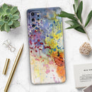 WaterColor Grunge Setting - Premium Vinyl Skin Decal for Samsung Galaxy S25 Ultra, S24, S23, S22 & All Galaxy S Models
