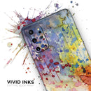 WaterColor Grunge Setting - Premium Vinyl Skin Decal for Samsung Galaxy S25 Ultra, S24, S23, S22 & All Galaxy S Models