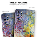 WaterColor Grunge Setting - Premium Vinyl Skin Decal for Samsung Galaxy S25 Ultra, S24, S23, S22 & All Galaxy S Models