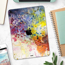 WaterColor Grunge Setting - Full Body Skin Decal for the Apple iPad Pro 12.9", 11", 10.5", 9.7", Air or Mini (All Models Available)
