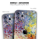 WaterColor Grunge Setting - Vinyl Skin Wrap for iPhone 17 Pro Max, 17 Pro, 17 Air, 17, 16 & All Models — Soft Matte or Ultra Gloss