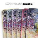 WaterColor Grunge Setting - Vinyl Skin Wrap for iPhone 17 Pro Max, 17 Pro, 17 Air, 17, 16 & All Models — Soft Matte or Ultra Gloss