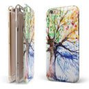 WaterColor Vivid Tree iPhone 6/6s or 6/6s Plus 2-Piece Hybrid INK-Fuzed Case