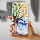 WaterColor Vivid Tree iPhone 6/6s or 6/6s Plus 2-Piece Hybrid INK-Fuzed Case