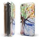 WaterColor Vivid Tree iPhone 6/6s or 6/6s Plus 2-Piece Hybrid INK-Fuzed Case