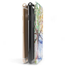 WaterColor Vivid Tree iPhone 6/6s or 6/6s Plus 2-Piece Hybrid INK-Fuzed Case
