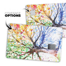 WaterColor Vivid Tree - Premium Protective Decal Skin-Kit for the Apple Credit Card