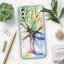 WaterColor Vivid Tree - Premium Vinyl Skin Decal for Samsung Galaxy S25 Ultra, S24, S23, S22 & All Galaxy S Models