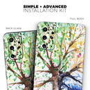 WaterColor Vivid Tree - Premium Vinyl Skin Decal for Samsung Galaxy S25 Ultra, S24, S23, S22 & All Galaxy S Models