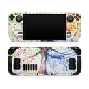 WaterColor Vivid Tree // Full Body Skin Decal Wrap Kit for the Steam Deck handheld gaming computer